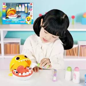 오로라 핑크퐁 아기상어 양치놀이 튼튼 치아 노래하는 장난감 치카치카 칫솔질 치과 역할놀이