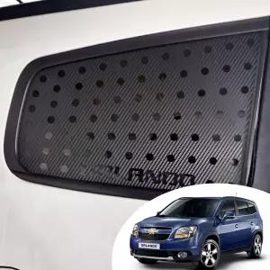 올란도 전용 C필러 윈도우 스포츠 플레이트 타공 포인트 데칼 스티커 몰딩 필름 시트지