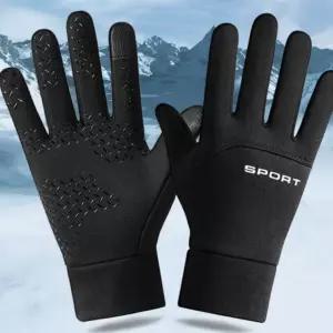 발열 터치 겨울 보온 핸드폰 안감 방수 기모 방한 장갑