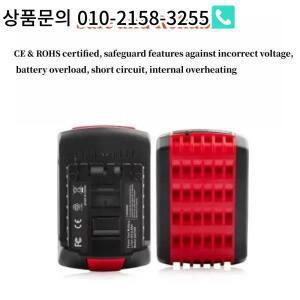 보쉬 리튬 이온 배터리 연료 게이지  전문 GBA GSR BAT618 18V 6AH 10Ah