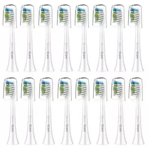 (16개입) 바른이케어 전동칫솔 필립스 전동칫솔모 호환용 HX6064-P 다이아몬드