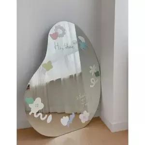 감성 스티커 유리창 벽데코 거울 포인트 꽃스티커 윈도우 창문 카페 붙이는 드로잉 인테리어