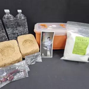 안동제비원 전통 메주세트(누름독 12.5L+메주 2.3kg+장용꽃소금 1.2kg+고추+대추X3+숯+생수 6L)