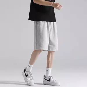 1컬러 허리밴딩 남성 5부 무지 반바지 팬츠 IS-PA62