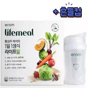 [이롬] 황성주 박사의 1일 1생식 라이프밀 플러스 420g x 2박스 + 흔들컵