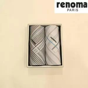 RD09_레노마 남녀2매 나염 손수건 세트
