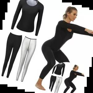 여성상하세트 여자 홈트 요가 트레이닝 9부 나시 스판 땀복 U 세트