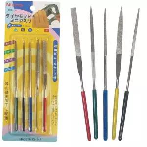 니지마 다이아몬드 야스리5P DS-3024 연마 줄세트 수공구
