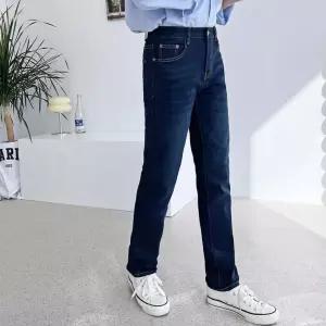 2L- SIN 800-11 남자 빅사이즈 스판 슬림 일자 진청청바지