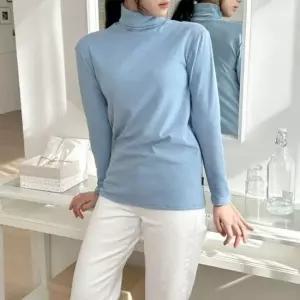 소렌 방한 피치 스타일 기모 하이목 폴라티 스판폴 목 기모폴라티 스판폴라티