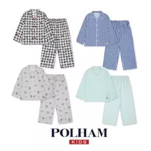 [롯데백화점]폴햄키즈 26년 신상 공용 긴팔 파자마세트 PKG5UI3210