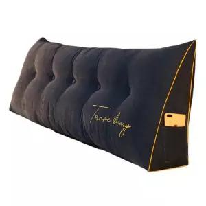 삼각등쿠션 대형 등받침대 침대헤드 소파 요추 척추 삼각쿠션 등 쇼파 독서