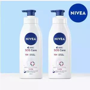 니베아 SOS 케어 바디로션 400ml 2개 (총 800ml) 고보습