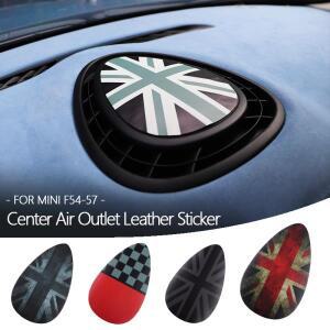 1PC 자동차 대시 보드 공기 배출구 가죽 스티커 미니 쿠퍼 F54 F55 F56 F57 인테리어 장식 액세서리