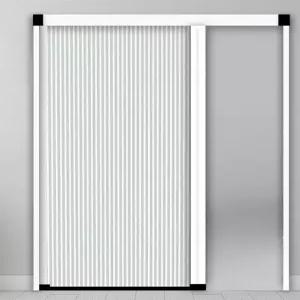 중문 자바라 폴딩도어 흰색 폴딩 파티션 칸막이 거실 문 홀딩도어 도어 미닫이