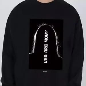 키밍 후아유 티셔츠 남자 여자 라인 이미지 맨투맨