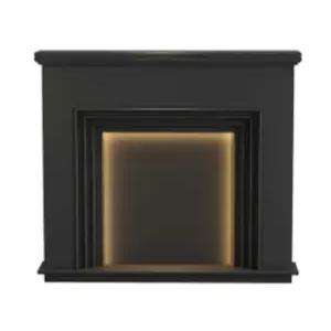 거실 벽난로 콘솔 장식 현관 선반 led 화이트 조명 인테리어 복도장