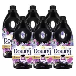 다우니 7일간 피어나는 향수 컬렉션 미스티크 초고농축 섬유유연제 1L 6개