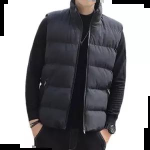 남녀공용 빅사이즈 겨울 따뜻한 경량 조끼패딩 캐주얼