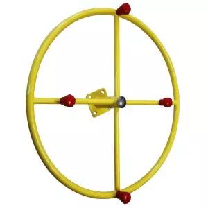 어깨 회전 운동 도르래 터닝 돌리기 팔 장비 휠 기구 노인 야외 손목 근력