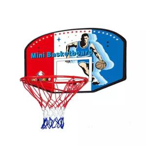 벽걸이 농구골대 보드판 백보드 스프링 실내 체육관 프레임 나무 미니