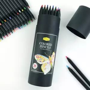 36색 블랙우드 연필디자인용색연필 연필 나무연필 컬러펜슬 미술연필 연필셋트