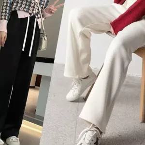 여자 겨울바지 방한 기모 뽀글이 코듀로이 와이드팬츠