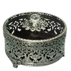 삼원 원형 주석 보석함 대보관함 얼리보 쥬보 케이스 쥬케이스 귀걸이보 목걸이보 엔틱