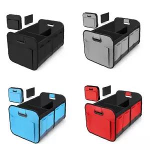 차량용 방수 트렁크 정리함 접이식 수납함 다용도