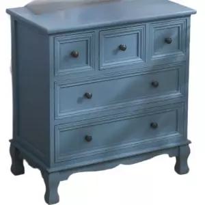 빈티지 원목 서랍장 도어 화이트 복도 캐비닛 민트 인테리어 안방 원목서랍장