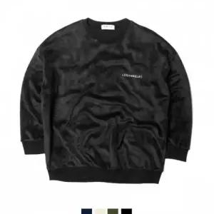 커플시밀러룩 오버핏 양털맨투맨