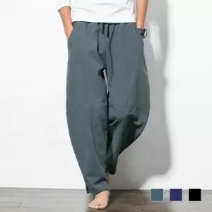 핫바 [브리치] HOTBBA / 쿨르 남자 린넨 블루머 통바지 SD 230342