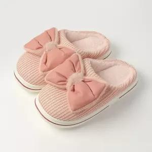 큐티 리본 겨울 털슬리퍼(235-240mm)