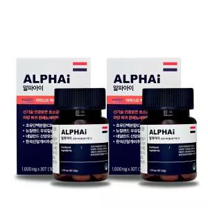 알피아이 알파아이 네덜란드 우유칼슘 초유단백질 1000mg x 30정 2개