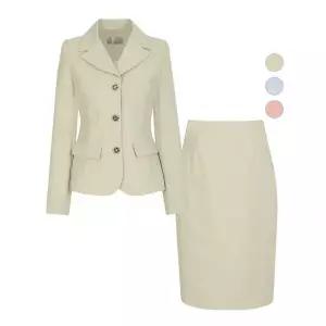 비비드시크릿가너 SET 여성 데이2 봄가을 정장 자켓+미디스커트 세트 645284