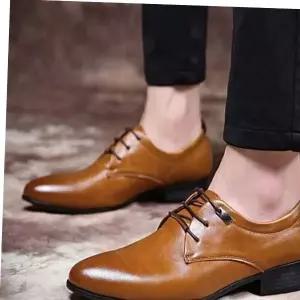 빅사이즈 남자 남성캐주얼화 캐주얼 남자편한구두 구두 심플한 남자정장구두 신발 소가죽구두