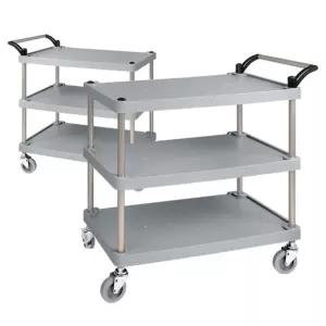 3단 플라스틱 대형 식당 서빙웨건 홀카트 왜건 베이커리 배식