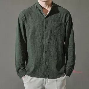 남성 차이나카라 베이직셔츠 3컬러 시원한fgh691