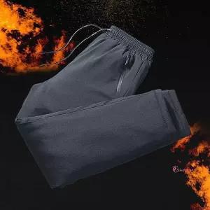 남자 편한 남성방한바지 기모 밴딩 허리 등산 겨울 솜바지 슬랙스 트레이닝복fgh395