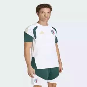 adidas 이탈리아 26 티로 트레이닝 저지 - 화이트그린 JZ9375