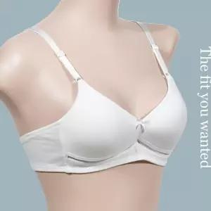노와이어 고급 면 주니어 3단계 B컵 브라 브래지어
