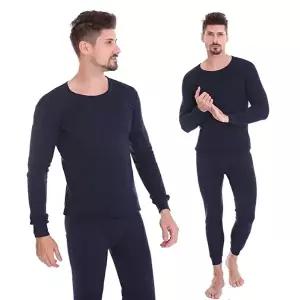 남자 정장 내복 얇은 스티치 기모 따듯한 보온 내의 (KYR-WCEF51F)