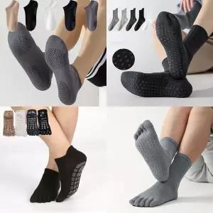 남성 남자 필라테스양말 미끄럼방지 라이딩 러닝 등산 스포츠 발가락 요가양말 세트구성