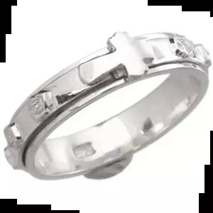 새겨드림판촉 스꼬띠나 천주교 묵주 은반지(국내제조)