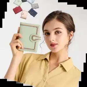 가죽케이스 키밍 여행용 여권 케이스 지갑 커버 티켓 카드 수납