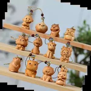 띠열쇠고리 십이간지 동물 열쇠고리 복 키링 LM-0617