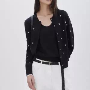 [롯데백화점]쥬크 도트 자카드 가디건 Z261KSL005