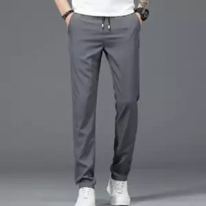 허리밴딩 면바지 캐주얼팬츠 일자바지 IS-GFP06