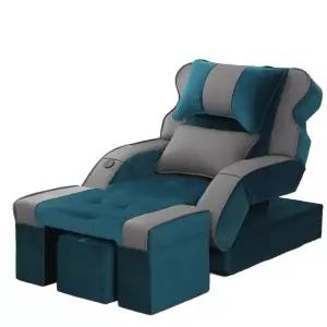 소파 다리 발마사지 의자 페디큐어 침대 휴식 종아리 그레이