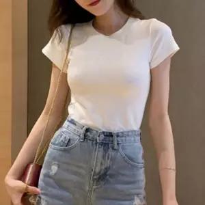 영문 자수 예쁜 포인트 데일리 편한 여성 반팔티